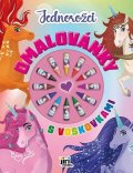 neuveden: Jednorožci - Omalovánky s voskovkami