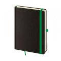 neuveden: Zápisník Black Green linkovaný L
