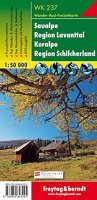 neuveden: WK 237 Saualpe, oblast Lavanttal, Koralpe, oblast Schilcherland 1:50 000 / 