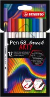 neuveden: Fixa STABILO Pen 68 brush sada 12 ks v pouzdru