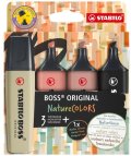 neuveden: Zvýrazňovač STABILO BOSS ORIGINAL NatureCOLORS - sada 4 ks