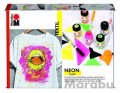 neuveden: Marabu barva na textil neonová sada 4x15ml