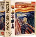 neuveden: Dřevěné puzzle Art: Edvard Munch - Výkřik 200 dílků