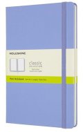 neuveden: Zápisník Moleskine - tvrdé desky, L, čistý - nebesky modrý