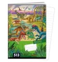 neuveden: Sešit A5, 10 listů, typ 513 Jurassic Adventure