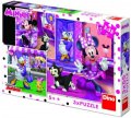neuveden: Puzzle Den s Minnie 3x55 dílků