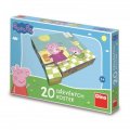 neuveden: Dřevěné kostky Peppa Pig: Veselý den – 20 kostek