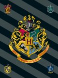 neuveden: Fleecová deka - Harry Potter/černá
