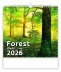 neuveden: Kalendář nástěnný 2026 - Forest/Wald/Les