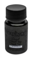 neuveden: Metalická akrylová barva Cadence Dora Metalic - černá / 50 ml