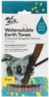 neuveden: Mont Marte Sada akvarelových barevných grafitových tužek 0117,12 ks