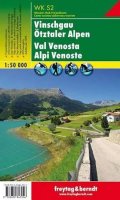 neuveden: WKS 2 Vinschgau, Ötztalské Alpy 1:50 000 / turistická mapa