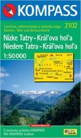 neuveden: Nízké Tatry-Kráĺova hoĺa 2102 NKOM 1:50T