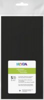 neuveden: HEYDA Hedvábný papír 50 x 70 cm - černý 5 ks