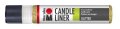 neuveden: Marabu Candle Liner na svíčky - metalický zlatý 25 ml
