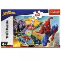 neuveden: Trefl Puzzle Spiderman - Na síti 60 dílků