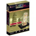 neuveden: Puzzle 3D Šikmá věž / led - 15 dílků
