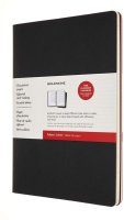 neuveden: Moleskine Sešity plánovací 2 ks černé /červené A4, linkovaný