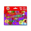 neuveden: Koh-i-noor barvy na sklo 12x10ml (10 barev + 2 kontury)