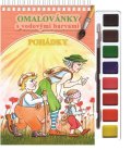 neuveden: Pohádky - Omalovánky s vodovými barvami a štětcem