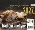 : Kalendář 2027 Tradiční kuchyně, malý stolní, týdenní, 13 x 15 cm