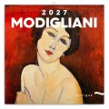 -: Kalendář 2027 poznámkový: Amedeo Modigliani, 30 x 30 cm