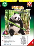 neuveden: Panda velká – Papírový 3D model/51 dílků