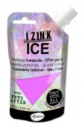 neuveden: Průsvitná gelová barva IZINK Ice - růžová 80 ml