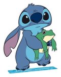 -: Lilo  Stitch XXl Figurka 2D Stitch