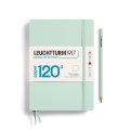 neuveden: Leuchtturm1917 Zápisník 120G Mint Green Medium A5 čistý