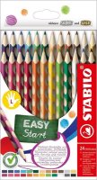 neuveden: Ergonomické pastelky pro leváky STABILO EASYcolors - sada 24 ks