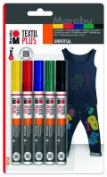 neuveden: Marabu Popisovač na tmavý textil/sada