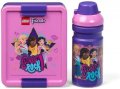 neuveden: Svačinový set LEGO Friends Girls Rock (láhev a box) - fialová