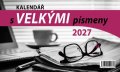 : Kalendář 2027 stolní: KALENDÁŘ S VELKÝMI PÍSMENY