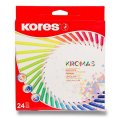 neuveden: KROMAS, trojhranné pastelky 3 mm / 24 barev