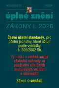 : Aktualizace I/1 2026 České účetní standardy, o cenách