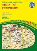 neuveden: Praha jih-dolní Posázaví 1:50T/KČT Cykloturistická mapa