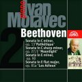 van Beethoven Ludwig: CD Klavírní sonáty Patetická, Měsíční svit, Les Adieux, 32 variací