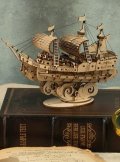 neuveden: NiXiM Dřevěné 3D puzzle/Plachetnice