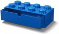 neuveden: Úložný box LEGO stolní 8 se zásuvkou - modrý