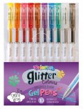 neuveden: Colorino gelové rollery se třpytkami 10 barev
