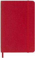 neuveden: Moleskine Plánovací zápisník 2022-2023 červený S, měkký