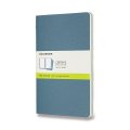 neuveden: Sešity Moleskine Cahier, L, čisté, 3 ks - tm. tyrkysové