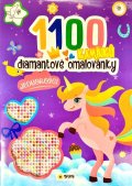 neuveden: Diamantové omalovánky Jednorožci - 1100 kamínků