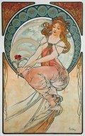 neuveden: Pohled Alfons Mucha – Painting pohled, krátký