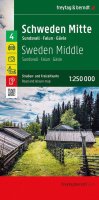 : Střední Švédsko 1:250 000 / automapa + volnočasová mapa