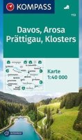 neuveden: Davos, Arosa, Prättigau, Klosters 1:40T