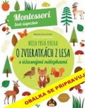 Piroddiová Chiara: Moje první kniha o zvířatech z lesa se spoustou úžasných samolepek
