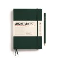 neuveden: Leuchtturm1917 Zápisník Forest Green Medium A5 tečkovaný