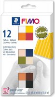 neuveden: FIMO Soft sada 12 barev x 25 g - natural